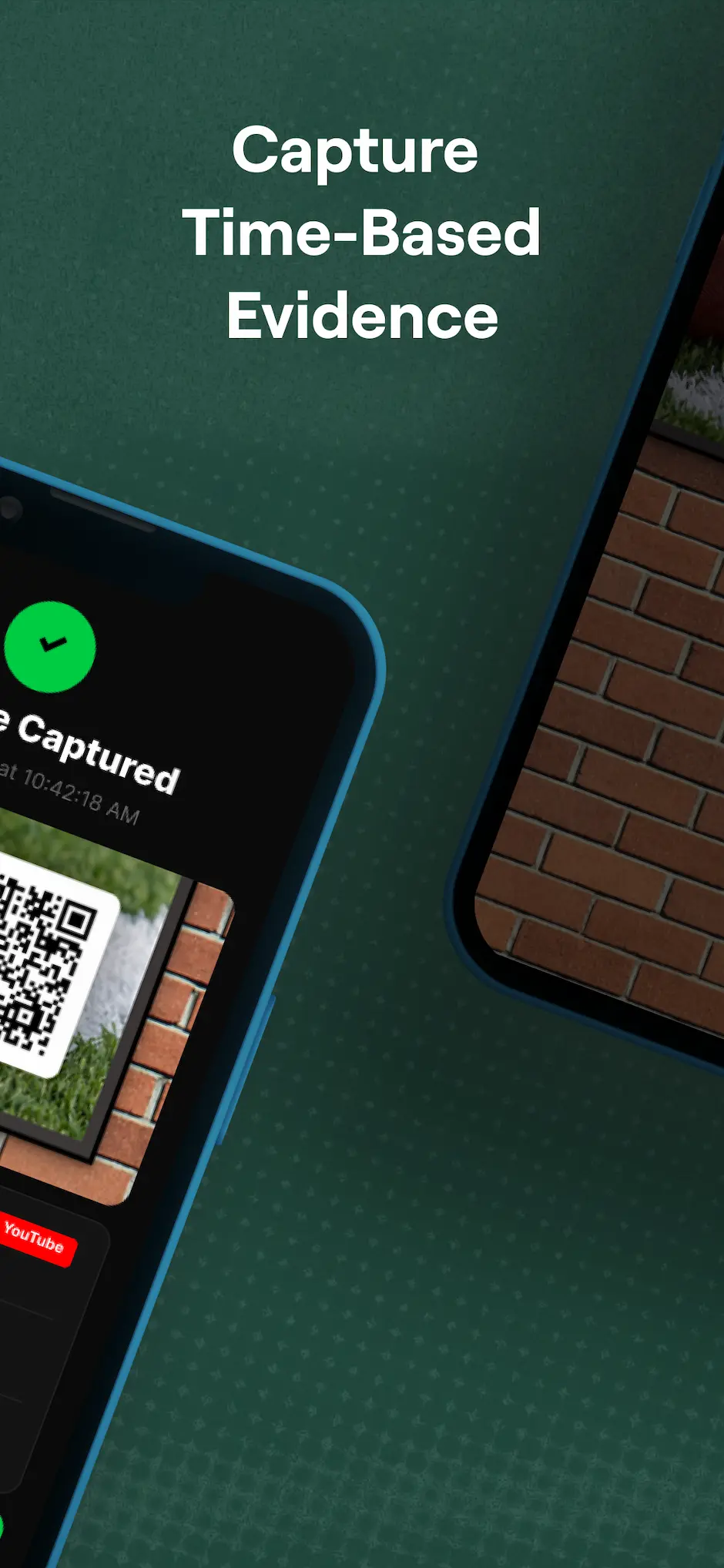 Capture time-based evidence screenshot